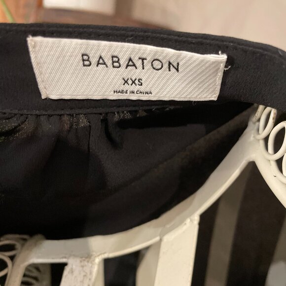 Babaton Black Silk Dress - Picture 2 of 2